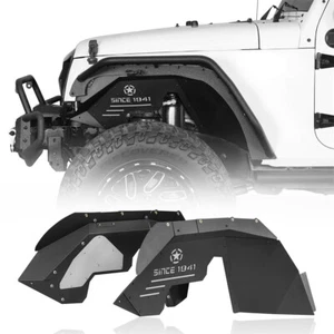 Guardabarros interior delantero de aluminio para Jeep Wrangler JK 07-18 forro rueda protector fangoso - Imagen 1 de 17