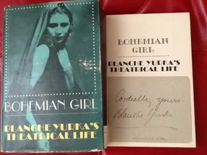 Blanche Yurka SIGNED Autobio Actress Theater Movies Barrymore Photos HC/DJ 1932 - Bild 1 von 12