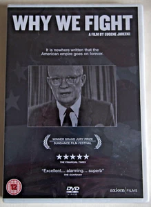 WHY WE FIGHT / EUGENE JARECKI / DOCUMENTARY AMERICAN WAR MAKING / NEW SEALED R0 - Imagen 1 de 2
