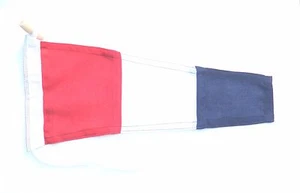 Genähte ICS nautische Signalflagge Nummer "3" drei - hergestellt in Großbritannien - Bild 1 von 5
