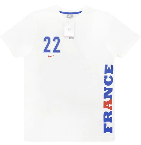 2006-07 Nike Men’s Franck Ribery France White Soccer Jersey Shirt Large L Cover