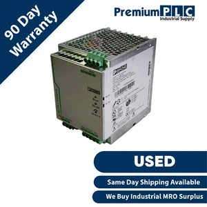 USED PHOENIX CONTACT QUINT-PS/1AC/24DC/20 POWER SUPPLY UNIT 24VDC/20A 2866776 - Picture 1 of 4