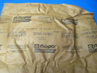 paquete de emisiones, nuevo, N.O.S. para 87 Dodge+Plymouth Colt C39403 Foto 1 de 2