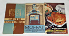 3 Vintage appliance recipe books - Defender fridge, Sunbeam fridge, Moffat stove