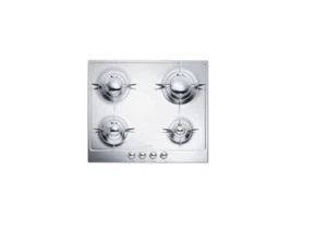 Smeg PU64ES Piano Design 24 Inch Gas Cooktop with 4 EverShine Stainless Steel - Picture 1 of 6