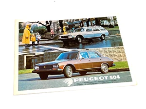 1976 Peugeot 504 Preview Brochure - Picture 1 of 1