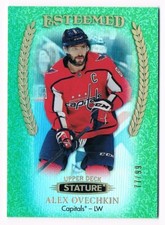2019-20 Upper Deck Stature Esteemed Inserts Green Pick From List #/99 !!