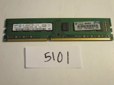 Samsung M378B5273EB0-CK0 4Gb PC3-12800 1600Mhz DDR3 Desktop Memory RAM (5101) - Image 1 of 2