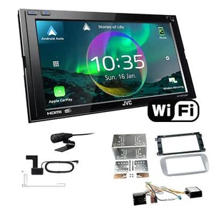 JVC Autoradio WiFi Apple CarPlay DAB+ für Ford S-Max Facelift silber mit Canbus - Bild 1 von 7