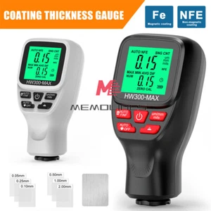 Car Paint Electroplate Metal Coating Thickness Tester Meter Gauge 0-2000um - Picture 1 of 26