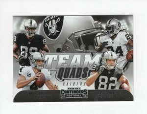 2018 Panini Contenders TEAM QUADS OAKLAND RAIDERS CARR, COOPER, LYNCH, NELSON - Picture 1 of 1