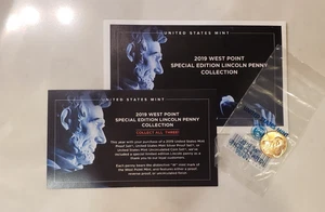 2019-W West Point Special Edition Uncirculated Lincoln Penny, OGP - Picture 1 of 1