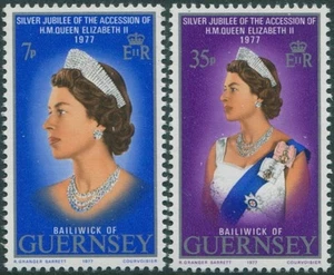 Guernsey 1977 SG149-150 QEII Silver Jubilee set MNH - Picture 1 of 1