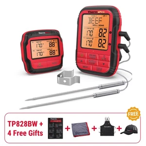 ThermoPro TP828BW Sondas Dual 1000 ft Monitor de Alcance Remoto Fumador/Parrilla/Horno/Barbacoa - Imagen 1 de 8