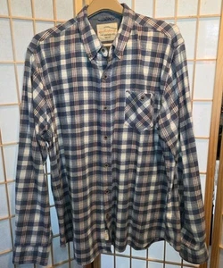 Wetterfestes Original Vintage blau kariertes Flanellhemd Gr. XXL  - Bild 1 von 17