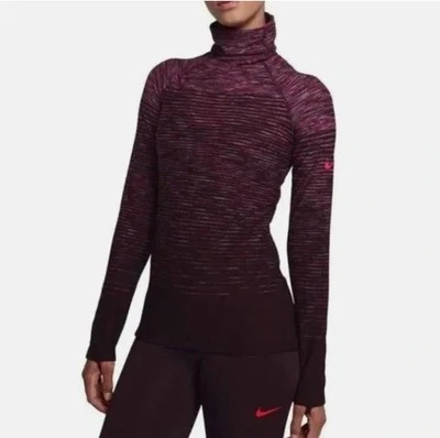 Nikepro Hyperwarm High Neck Womens Athletic Workout Top Size Medium - Image 1 of 4