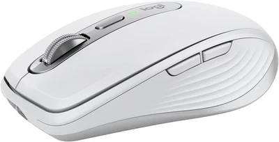 Logitech MX Anywhere 3S Compact Wireless Mouse, Fast Scrolling, 8K Pale Grey  - Image 1 of 4