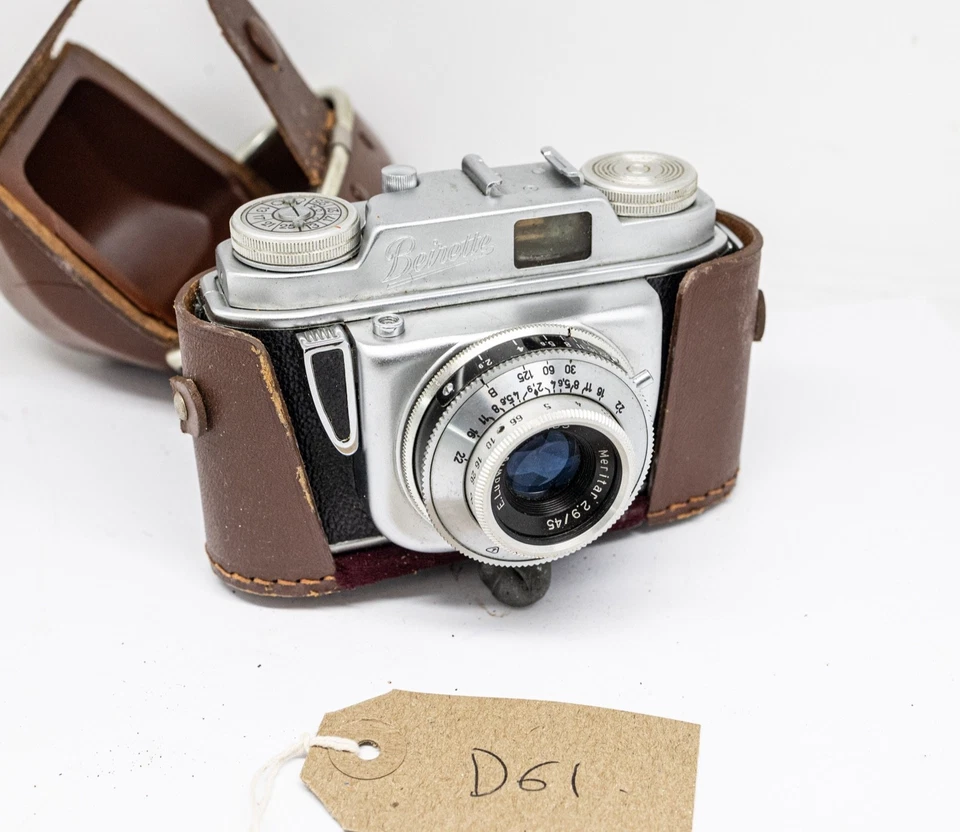 Beirette Junior II Vintage Camera 2.9 - 45mm & Case (D61) - Image 1 of 1