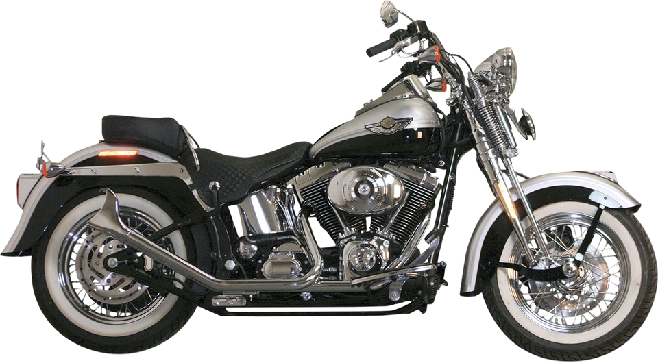 Sistema de escape Paughco 726SBS 1 3/4" Side-By-Side Upsweep Fishtail Foto 1 de 1