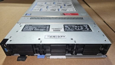DELL POWEREDGE MX750C BLADE SERVER PLATINUM 0-CPU's 0-Mem ,NO HDD - Image 1 of 3