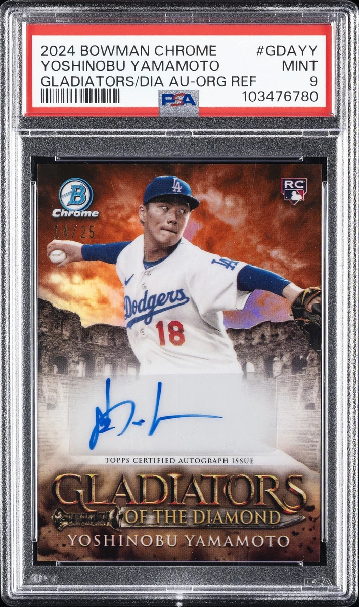 2024 Bowman Chrome - Yoshinobu Yamamoto #GDA-YY for sale | eBay