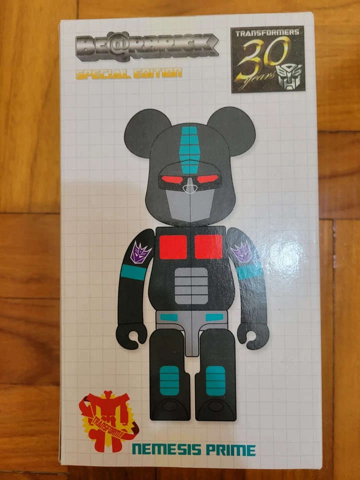 BEARBRICK TRANSFORMERS Nemesis Prime 30th Anniversary MISB BE@RBRICK  - Image 1 of 4