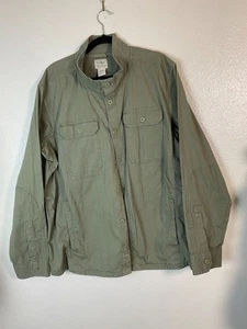 LL Bean Ligeramente Ajustada Verde Chaqueta Camisa Hombres XL Ripstop Militar Ligera - Imagen 1 de 19