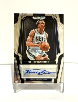 Keith Van Horn 2024-25 Panini Prizm Negro Firmas Autógrafo Nueva Jersey Nets Foto 1 de 2