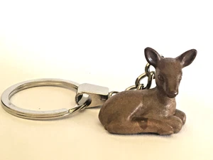Playmobil Baby Brauner Hirsch Liegerad Bambi Schlüsselanhänger Tiere - 145 - Bild 1 von 5