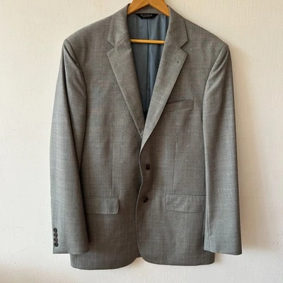 Jos A Bank Wool Sport Coat Mens 42L Gray Suit Jacket Blazer 2 Button Careerwear - Image 1 of 4