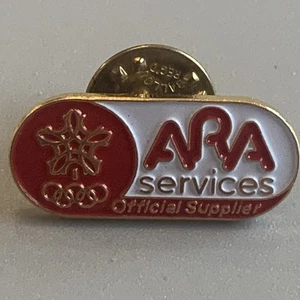 ARA Services Official Supplier Pin '88 Winter Olympics Calgary Canada - Picture 1 of 2