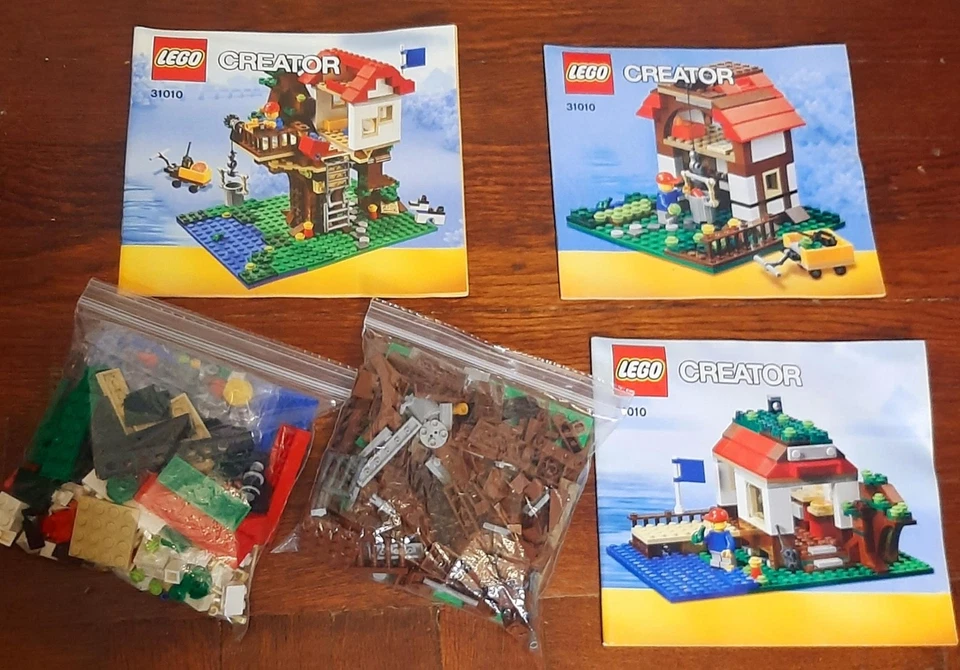 Домик на дереве LEGO 31010 Creator 3-в-1, 96% комплект с руководством - готов к сборке - Изображение 1 из 1