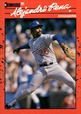 1990 Donruss #664 Alejandro Pena - Image 1 of 2