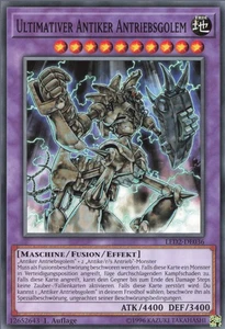 YuGiOh Ultimativer Antiker Antriebsgolem LED2-DE036 Common NM 1st - Bild 1 von 2