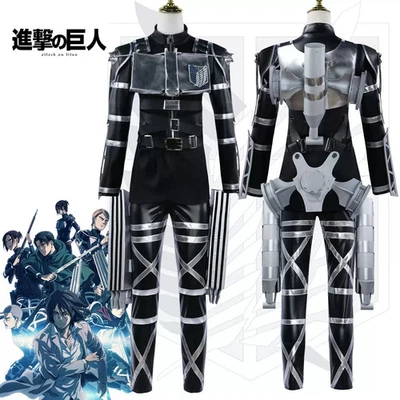 New Anime Attack On Titan The Final Season Cosplay Costume Outfit Halloween Prop - Image 1 of 4