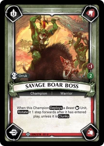 Savage Boar Boss - Base Set - Warhammer Age of Sigmar - Bild 1 von 6