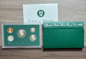 1997 US Mint (S) Proof Set w/CoA ~ Frosted Cameo Images ~ "Master Coins" - Picture 1 of 5