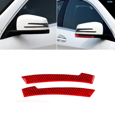 Cubierta anticolisión del espejo retrovisor de fibra de carbono para Mercedes Benz GLE GLS  Foto 1 de 4