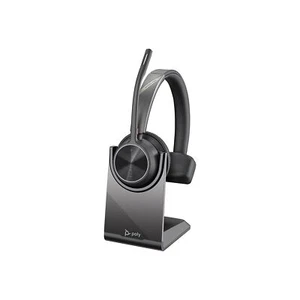Plantronics Poly schnurloses Voyager 4310 UC Headset B-WARE mit Ladestation (Pla - Afbeelding 1 van 2