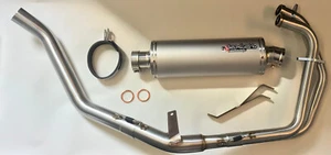 Honda CB500 Left Hand Exit Race Stainless Steel Exhaust System Header & End Can - Picture 1 of 7