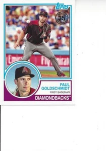 2018 Topps Series 1 83 Topps 35th Paul Goldschmidt Arizona Diamondbacks # 83 - Picture 1 of 1