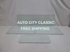 Clear Glass For 1929 Ford Model A Business Coupe Windshield Door Back Window Set