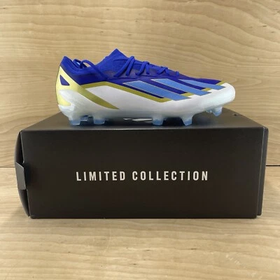 Мужские футбольные бутсы Adidas X Crazyfast Messi Elite FG размер 8 Blue Burst Lucide синие - Изображение 1 из 4