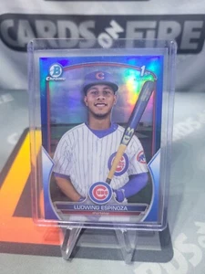 2023 Bowman Chrome LUDWIG ESPINOZA BLUE REFRACTOR /150 CUBS BCP-192 - Picture 1 of 3
