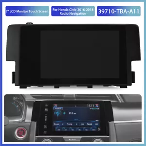 Display LCD 7" 39710-TBA-A11 PER HONDA CIVIC Radio Navigazione 16-18 - Foto 1 di 9