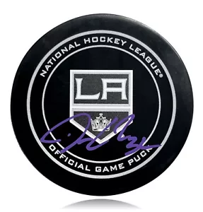 Jonathan Quick Autografato LA Kings 2014 Stanley Cup Hockey Puck Firmato IGM COA - Foto 1 di 5