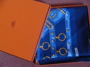 Hermes scarf, AUX CHAMPS absolutely stunning ! ,UNWORN - Picture 1 of 9