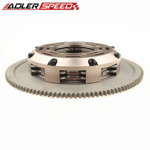 SPRUNG CLUTCH TWIN DISC KIT & FLYWHEEL FOR 2004-2018 SUBARU WRX STI EJ25 6 SPEED - Picture 1 of 4