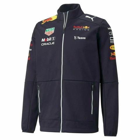 Red Bull Racing F1 Men's 2022 Team Softshell Jacket - Navy Cover