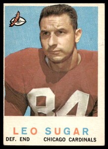 1959 Topps #154 Leo Sugar Chicago Cardinals VG-VGEX (OC)